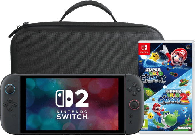 Nintendo Switch 2 + Super Mario Galaxy 1+2 + BlueBuilt Travelcase