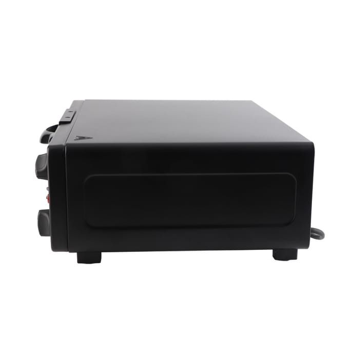 Binnen Pizza Oven 1200W RVS Multifunctioneel Draagbaar Aanrecht Elektrische Pizza Koker L gray