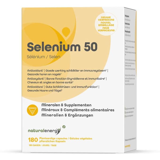 Natural Energy Selenium 50 | Seleen 180 Capsules