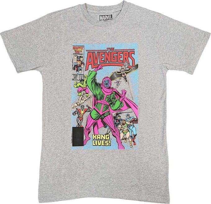 Marvel The Avengers - Kang Lives Heren T-shirt - M - Grijs