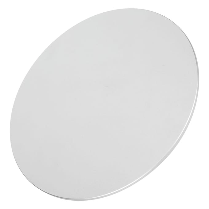Base de Moniteur d'Ordinateur en Alliage d'Aluminium Rotation à 360 Degrés Support de Tablette Antidérapant (argent) blanc