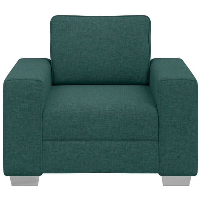 vidaXL - Sofa - Stoel - Donkergroen - 100 - cm - Stof