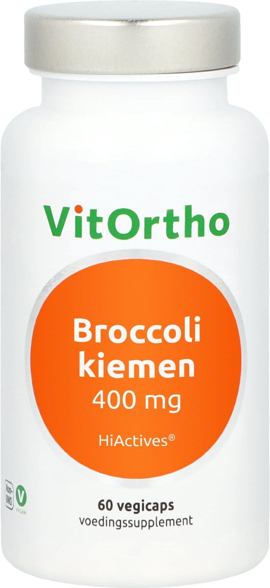 VitOrtho Broccolikiemen 400 mg - 60 capsules - Groentepreparaat