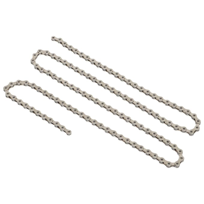 Fietsketting RVS 9s Snelheidsvariabele Ketting met Scharnierende Gesp voor Bergweg gray