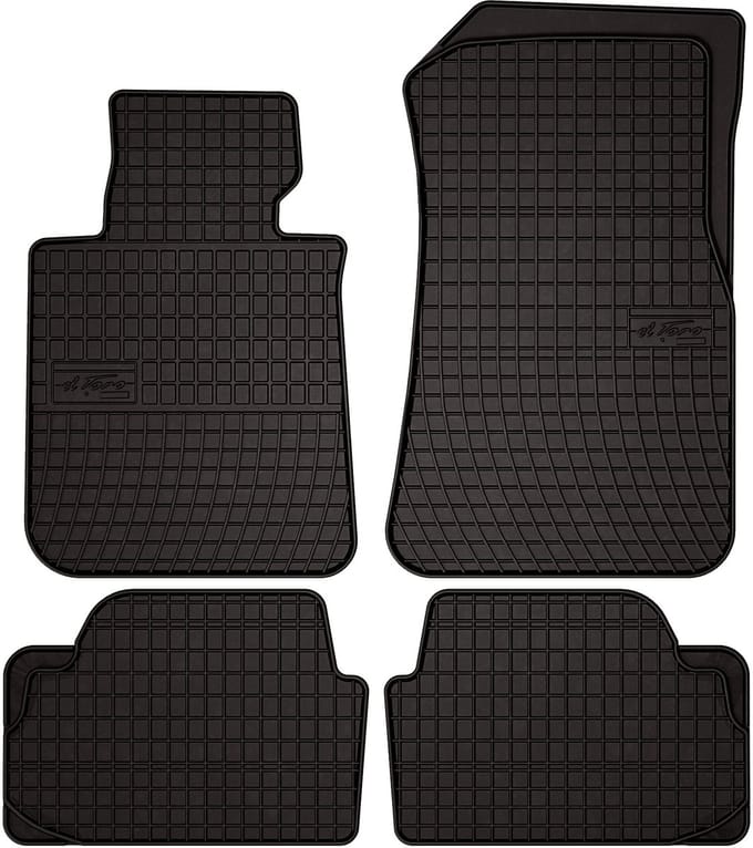 Wielganizator SolidPRO Serie - Autovloermatten - BMW 1 E81 Hatchback - Zwart - Op Maat