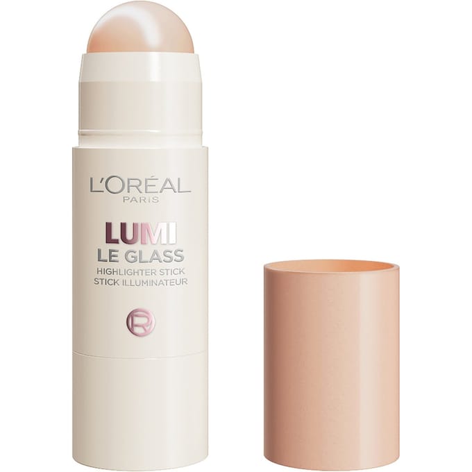 L’Oréal Paris Lumi Le Glass 610 Pearl Eclat Highlighter Stick - Glasheldere finish - Compact formaat voor onderweg