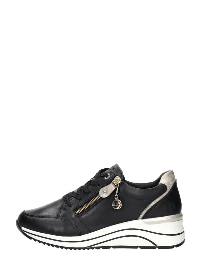 Remonte Wedge Sneakers zwart Synthetisch - Maat 42