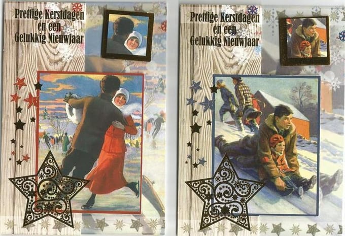Kerstkaarten nu. 52  10 stuks