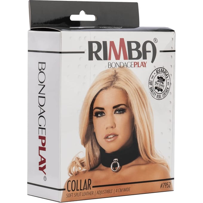 Rimba - Collar 4 cm Breed - Zwart