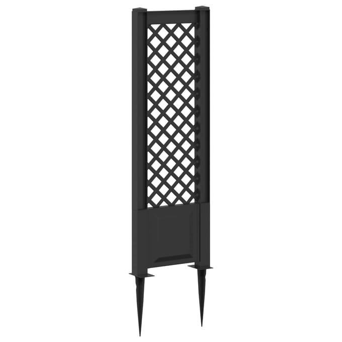 vidaXL - Trellis - met - Spike - PP - Antracietkleurig