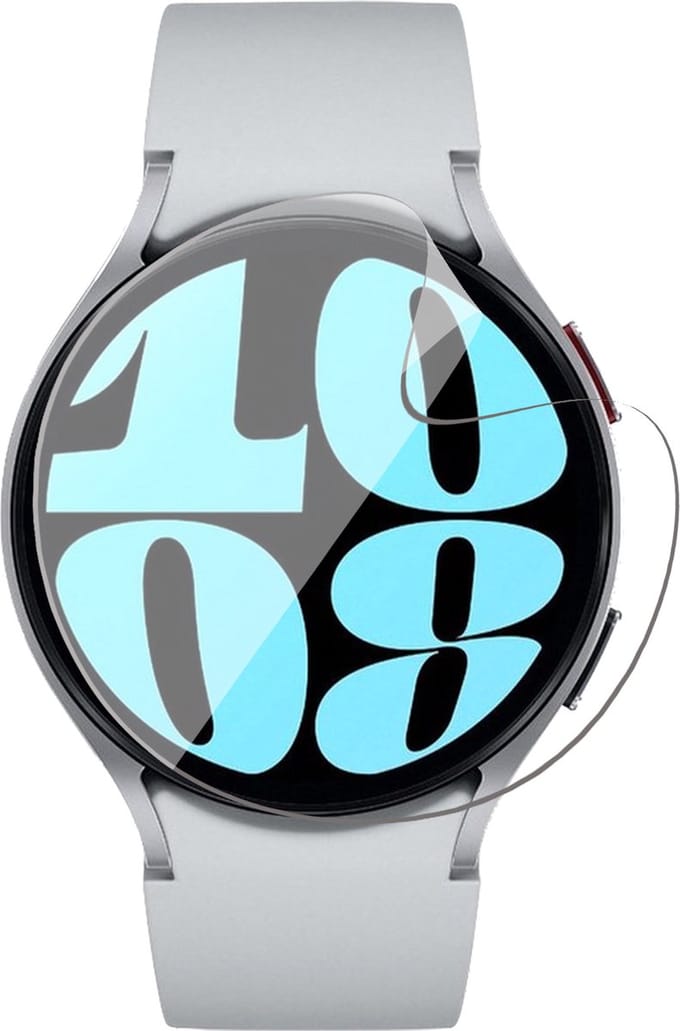 Screenprotector geschikt voor Samsung Galaxy Watch 6 / 5 / 4 44mm - 1x FlexGuard Screen Protector