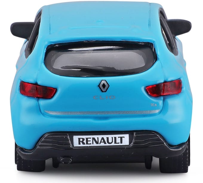 Bburago Renault Clio - Modelauto - Schaal 1:43 - Licht Blauw
