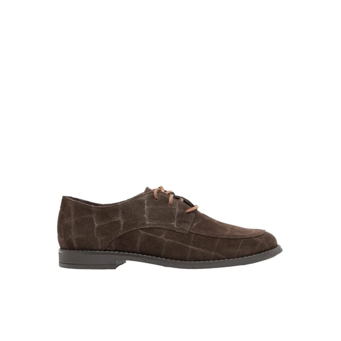 Dames veterschoenen van suede Ryłko