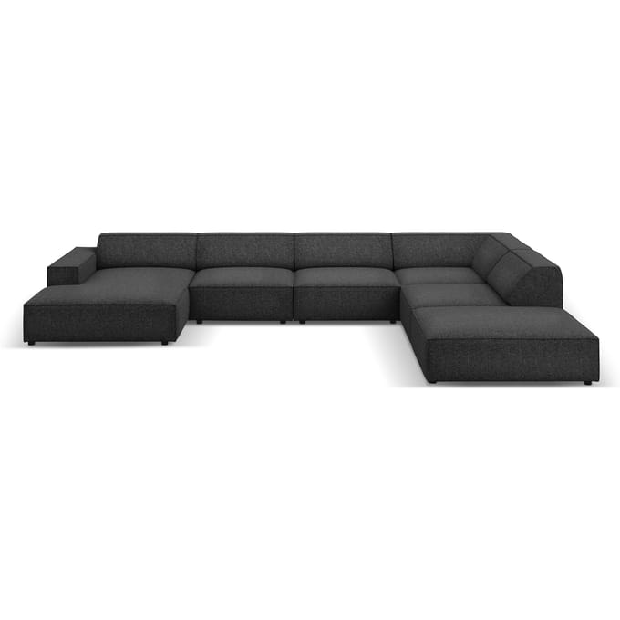 7-zitshoekbank Jodie rechts chenille | Micadoni Home