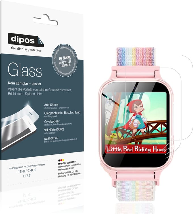 dipos – 2x Pantserfolie geschikt voor PTHTECHUS LT37 | 9H Screenprotector