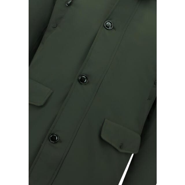 Winterjas Heren - Heren Winterjassen Volwassen - Gewatteerde Jassen - Parka Heren Jassen - 7103 - Groene Jas