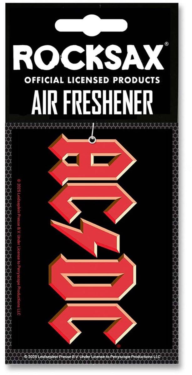 Rocksax AC/DC - Logo Luchtverfrisser - Zwart