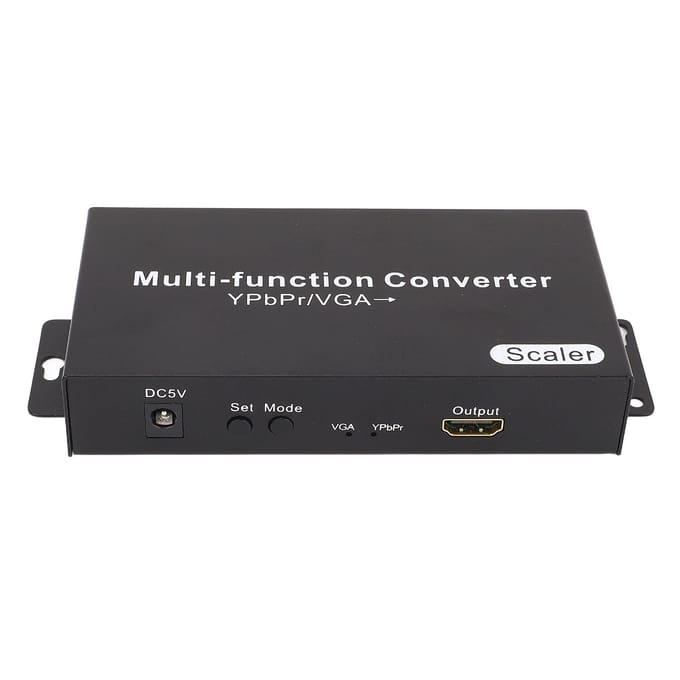 YPbPr VGA naar HD Multimedia Interface Converter 1080P Video Geluid Converter Adapter voor HDTV UK Plug