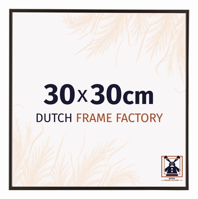 Fotolijst 30x30 cm - Kunststof - Antraciet - Easy