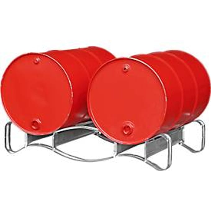 Vatenpallet voor 2 x 200 l vaten