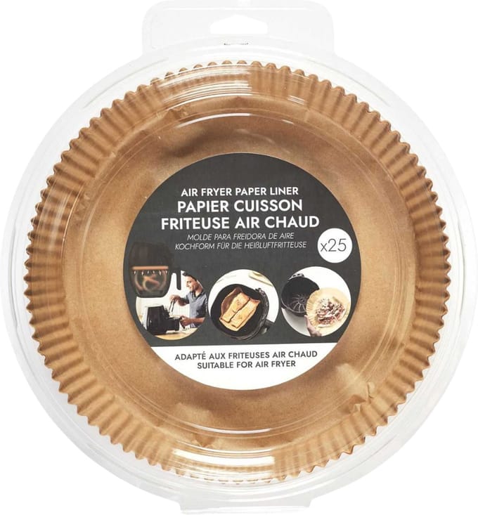 OTIX Airfryer Bakpapier - Bakpapiervellen - Rond - Accessoires - Bakspullen - 20x20