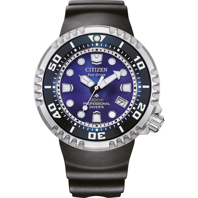 Citizen Promaster Dive BN1025-08L Horloge - Rubber - Zwart - Ø 46 mm