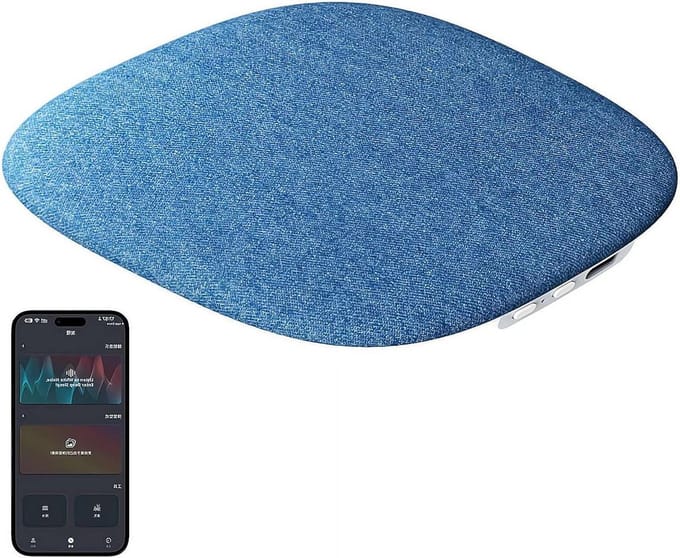 Onderkussen Luidspreker - Draagbare Speaker - Verbeterde Slaap - App Bediening Timer - 98 x 98 cm - Zwart
