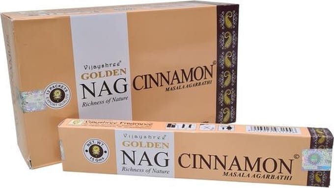 Golden Nag Cinnamon 15 grams - doos van 12 st.