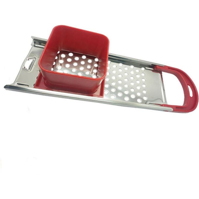 RVS Mes Spaetzle Maker Eiernoedel Pasta Keuken Kookgereedschap(Rood) Red brown