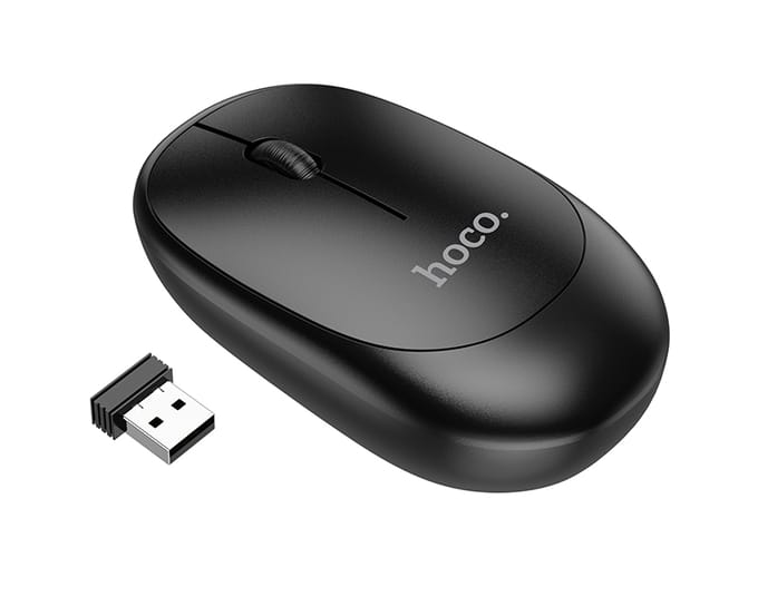 Hoco Black Wireless Keyboard + Mouse set - QWERTY - incl Dongle