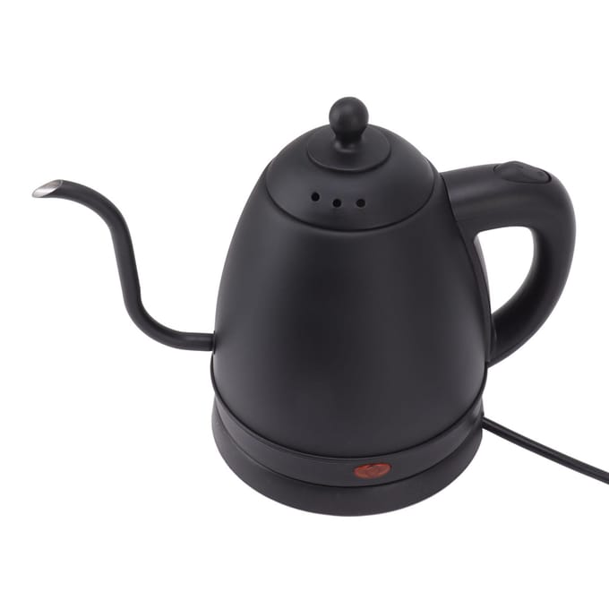 Zwanenhals Elektrische Waterkoker 1.2L 304 Roestvrij Staal Hoge Veiligheid Pour Over Koffiepot L gray