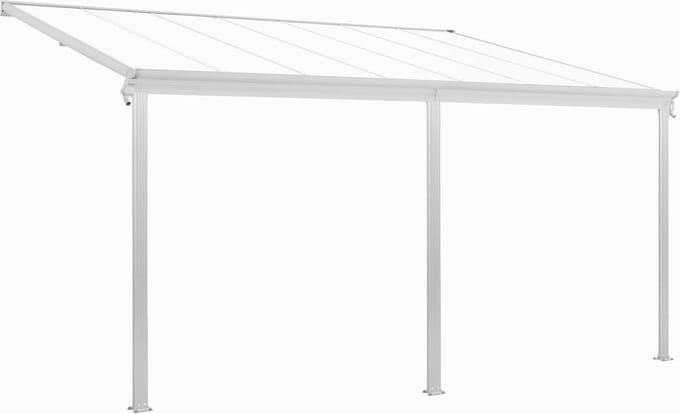 Terrasdak / Overkapping - Borneo - 5 x 3 m - Wit