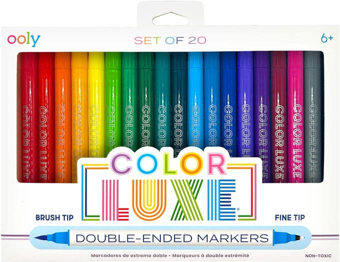 Ooly - Color Luxe - Dubbelzijdige stiften - 20 Stuks