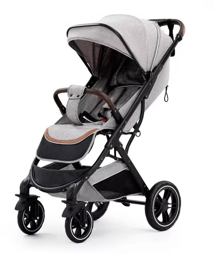 M-Goods - Kinderwagen Opvouwbaar - Compacte Buggy - Lichtgewicht Wandelwagen - Verstelbare Rugleuning