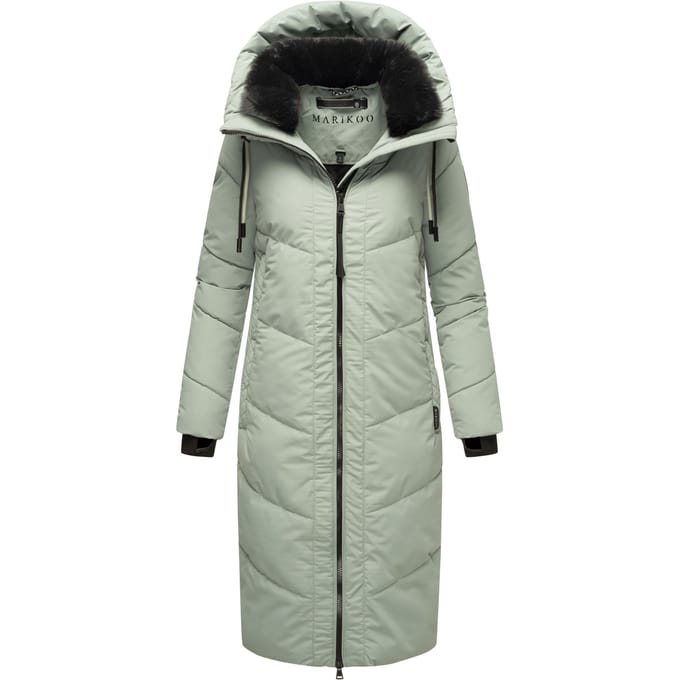 Marikoo Nadaree dames winterjas – lang, warm & met capuchon