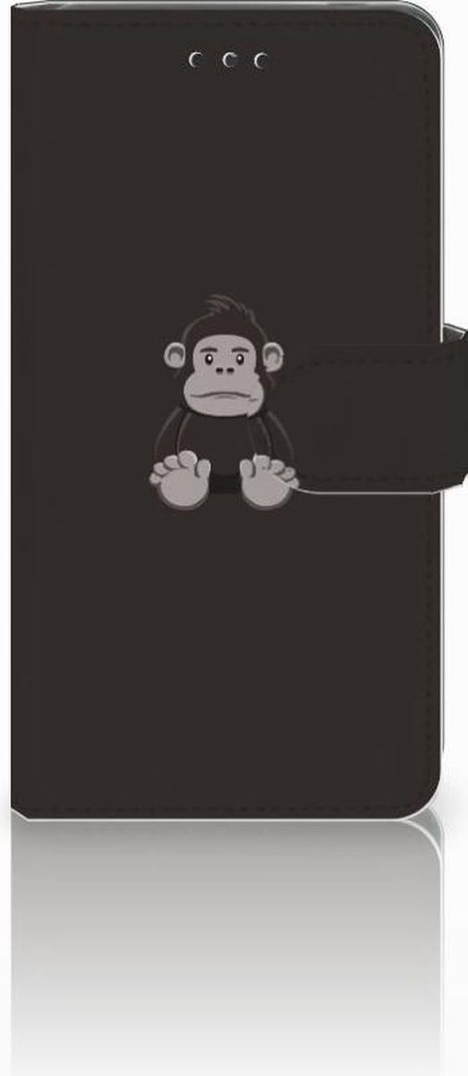 Book Case voor Nokia 7 Leuk Hoesje Gorilla