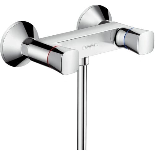 hansgrohe Logis tweegreeps douchemengkraan opbouw - 15 cm hartafstand - chroom