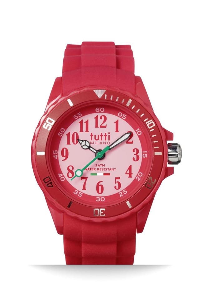 Tutti Milano Kinderhorloge TM300RE Rood 30mm