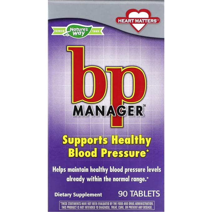 Nature's Way, BP Manager, 90 comprimés