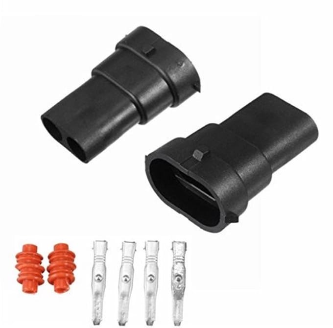 Allecto - H8 H9 H11 880 881 Stekker Connector - Waterdichte Adapter
