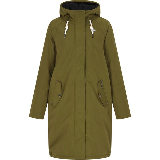 Schmuddelwedda Winter parka Dames olijf