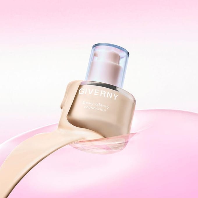 [GIVERNY] Dewy Glassy Foundation (7 Colors) SPF 38 PA++ 30ml 23NW Medium Beige