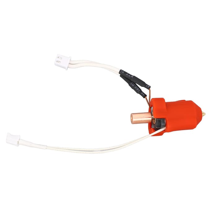 Keramisch Verwarmingsblok Hotend Kit Hittebestendig Volledig Metaal Thermische Geleiding white