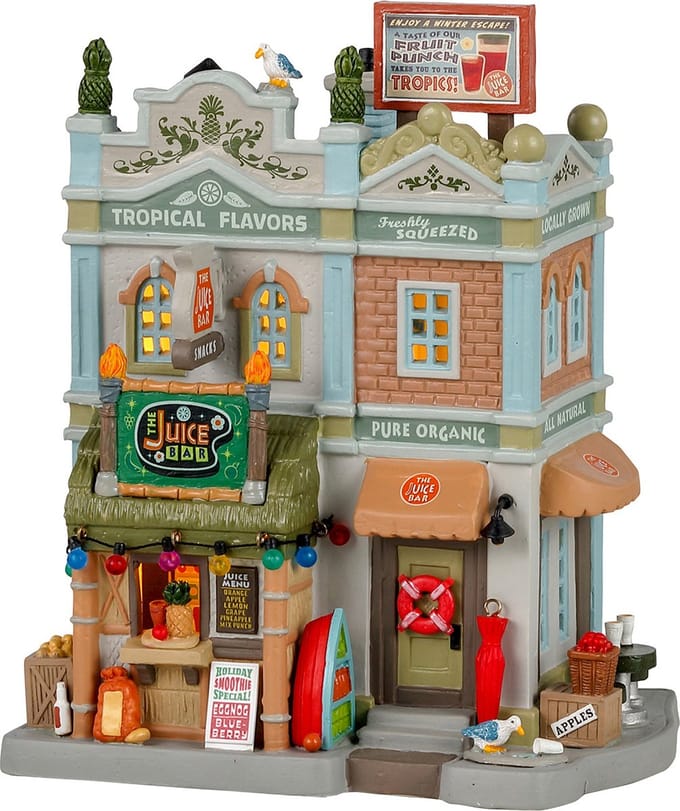 Lemax - The Juice Bar, B/o Led - Kersthuisjes & Kerstdorpen