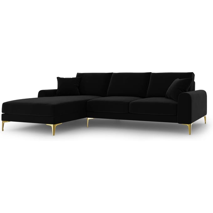 4.5-zitshoekbank Madara links velvet | Mazzini Sofas