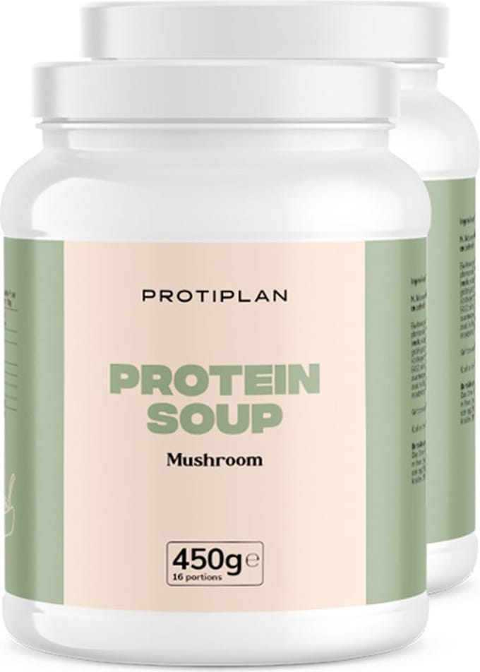 Protiplan - Protein Soup Mushroom - 2 stuks - 2 x 450 g - Eiwitrijk - Gezond afvallen