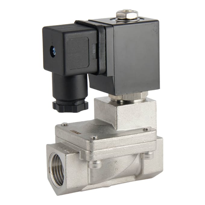Magneetventiel ST-IA 1/2'' NPT rvs EPDM 0.5-16bar 12V DC