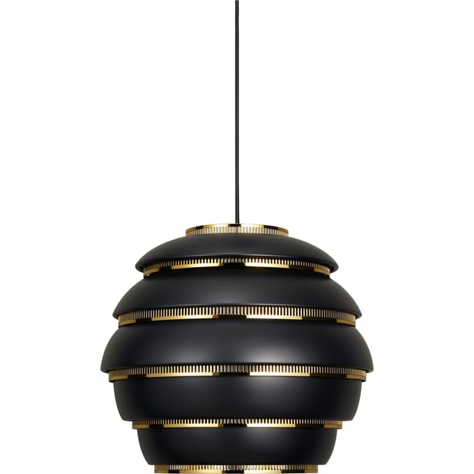 Artek A331 Hanglamp Beehive - zwart/messing
