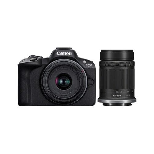Canon EOS R50 - Systeemcamera + RF-S 18-45 mm IS STM + RF-S 55-210 mm lens
