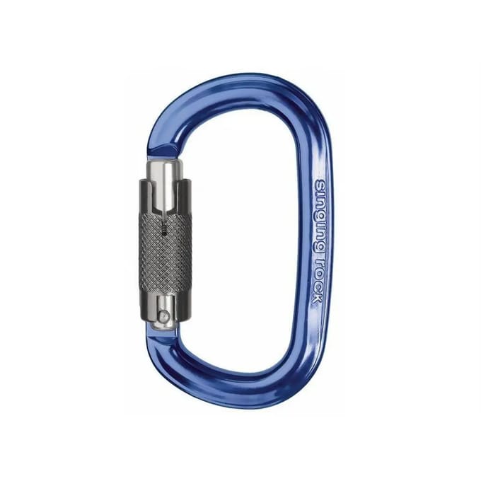 Singing Rock Ozone Twist Lock Karabijnhaak Blauw